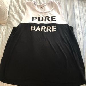 Pure barre tank NWOT size L